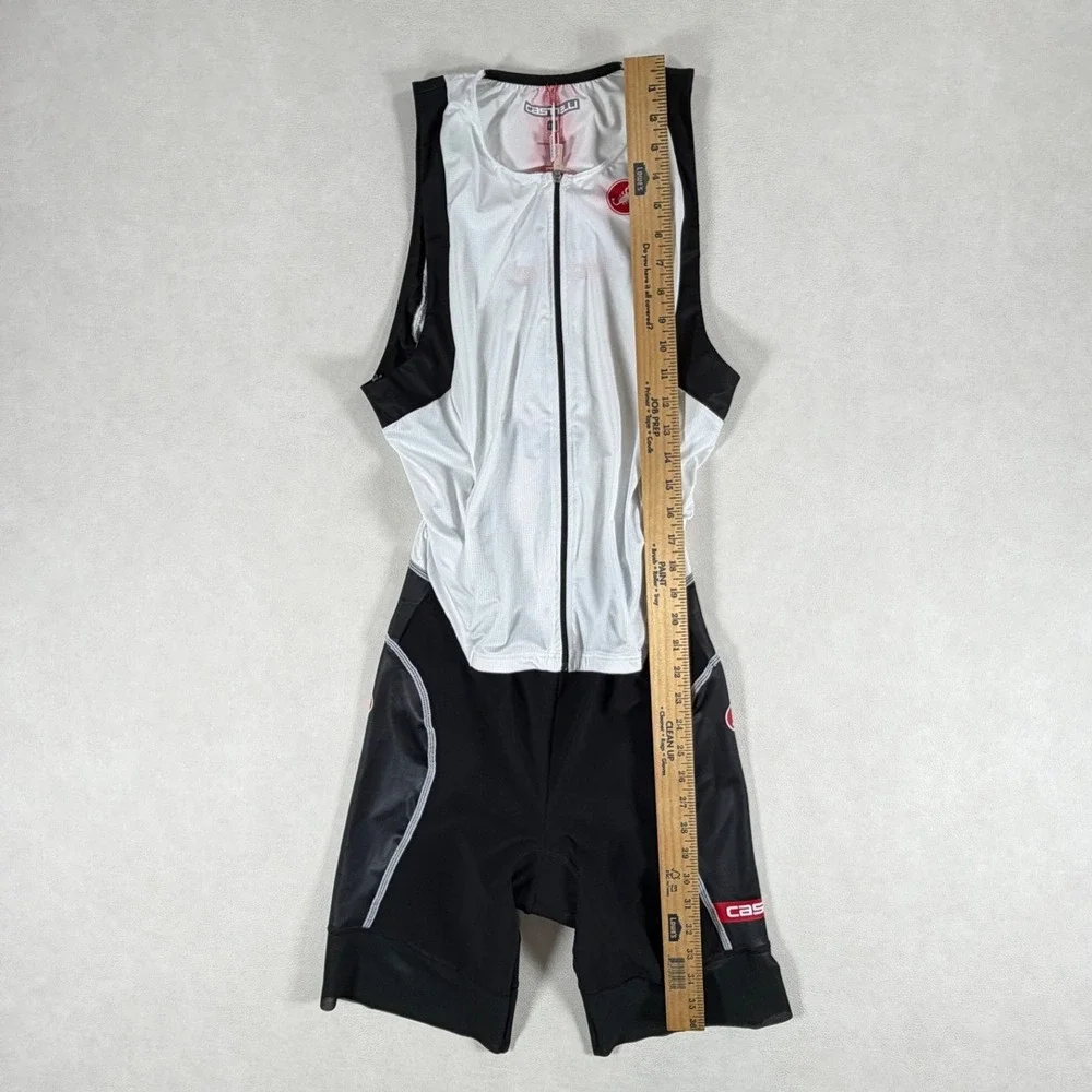 NEW Castelli Sanremo Speed Suit Jersey Mens 2XL Rosso Corsa Triathlon One Piece
